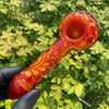 "Paisley" Deep Carve/Flame Polished Spoon by Liberty 503