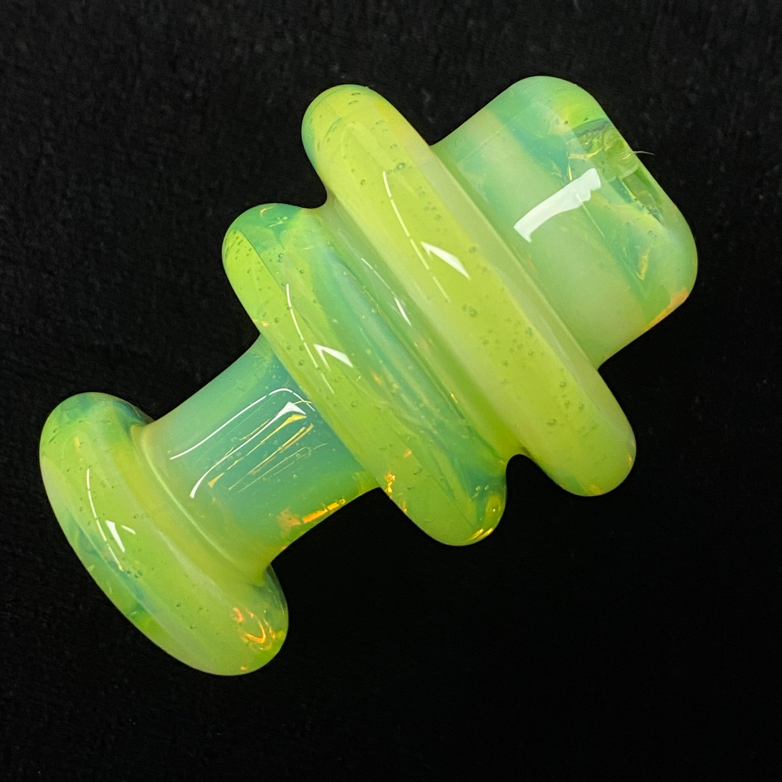 Full Color 2 hole Spinner Cap by Blob Glass