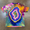 "Geode" Tie Dye T-Shirt by Mlr Tie Dye