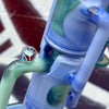 "Skyline & Sparkle Sea Slyme" Full Color  50mm Recycler Waterpipe by Rye Deyer