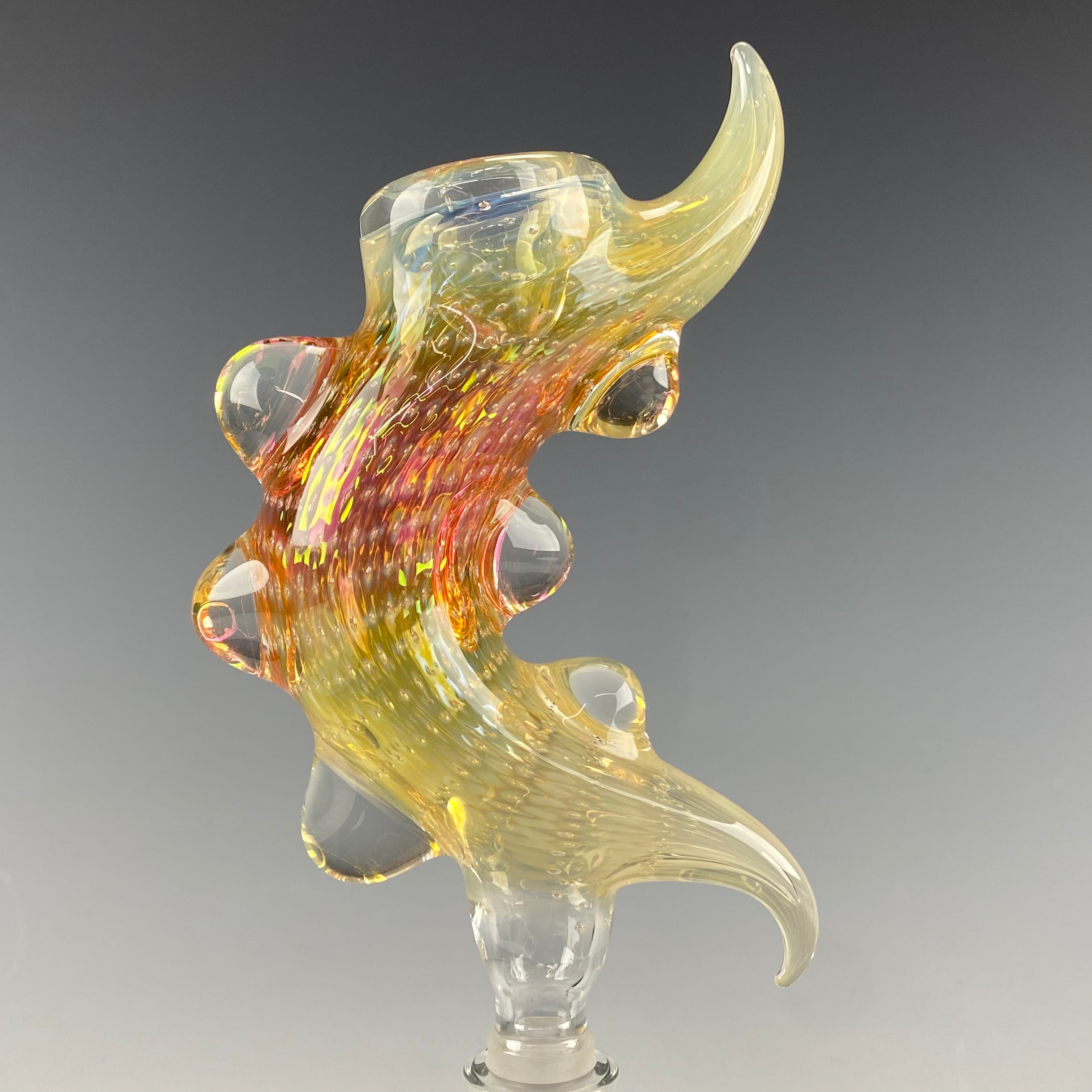 "Gold Fumed Bubbletrap" Slide by Steve Sizelove