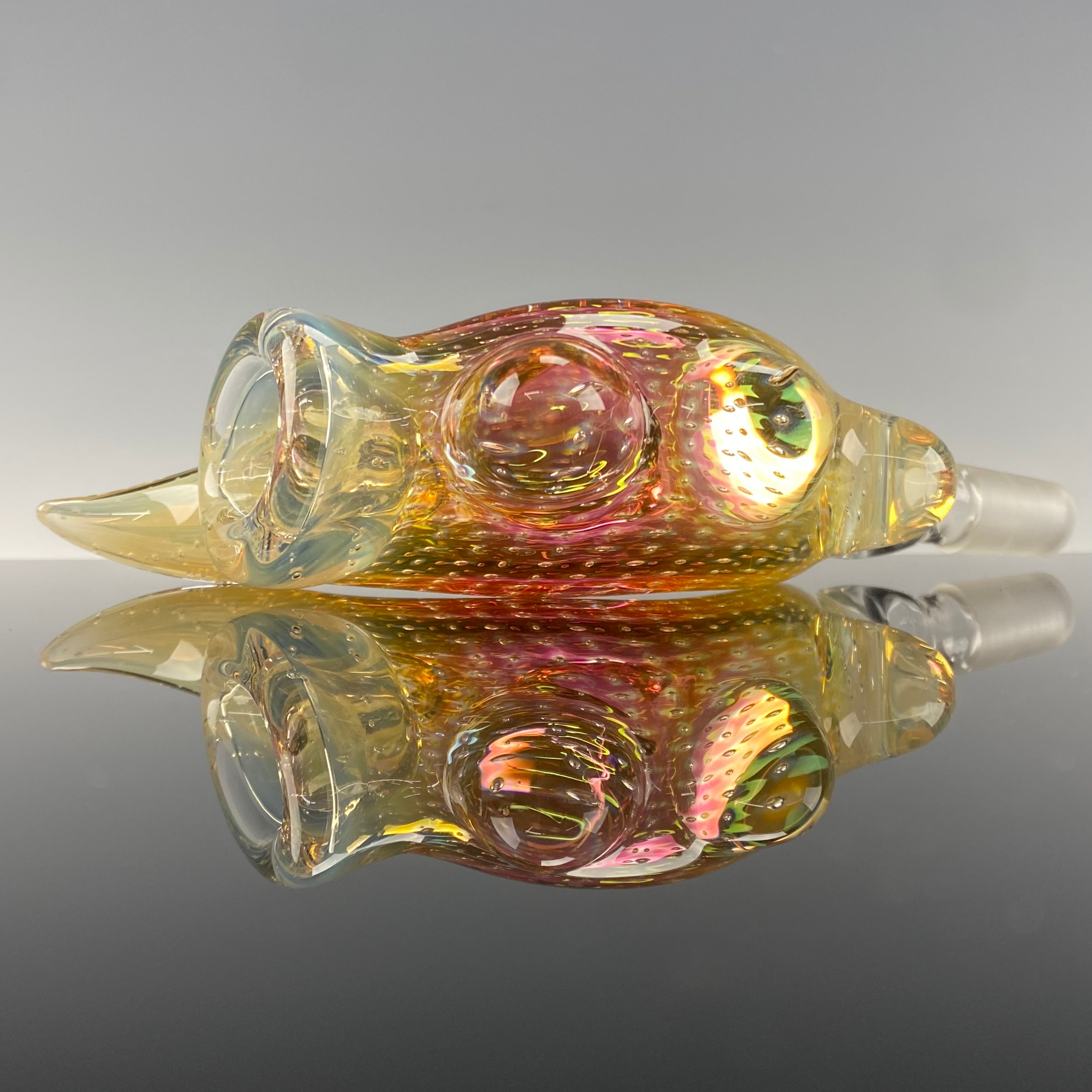 "Gold Fumed Bubbletrap" Slide by Steve Sizelove