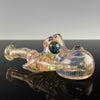 Heady Gold Fumed Sidecar by STF Glass