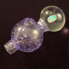 Encased Opal "Purple Lolipop" Puffco Carb Cap by MGS Glass
