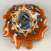 Blue Pietersite Multistone w/ Gold 64 Star Tetrahedron by Third Eye Pinecones