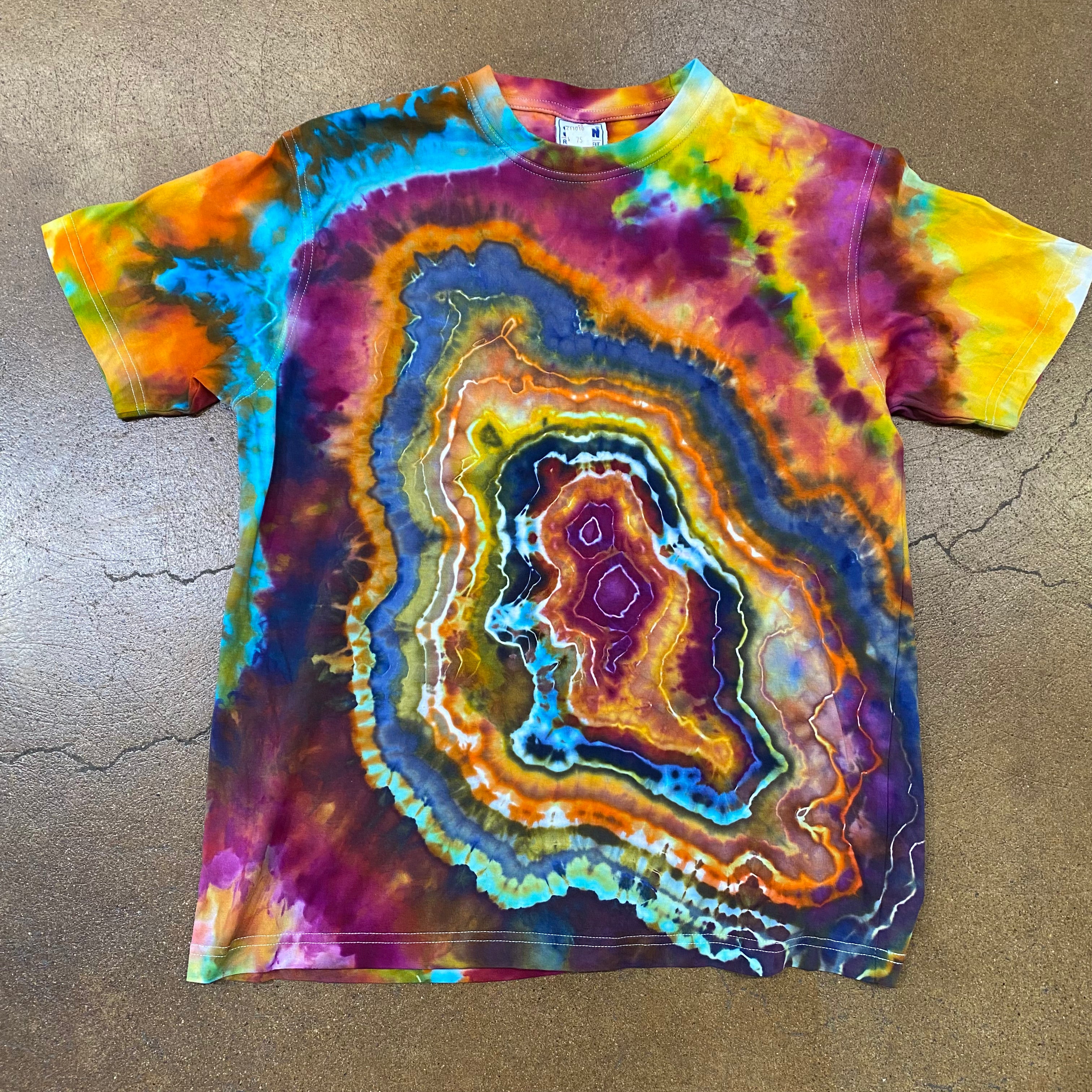 "Geode" Tie Dye T-Shirt by Mlr Tie Dye