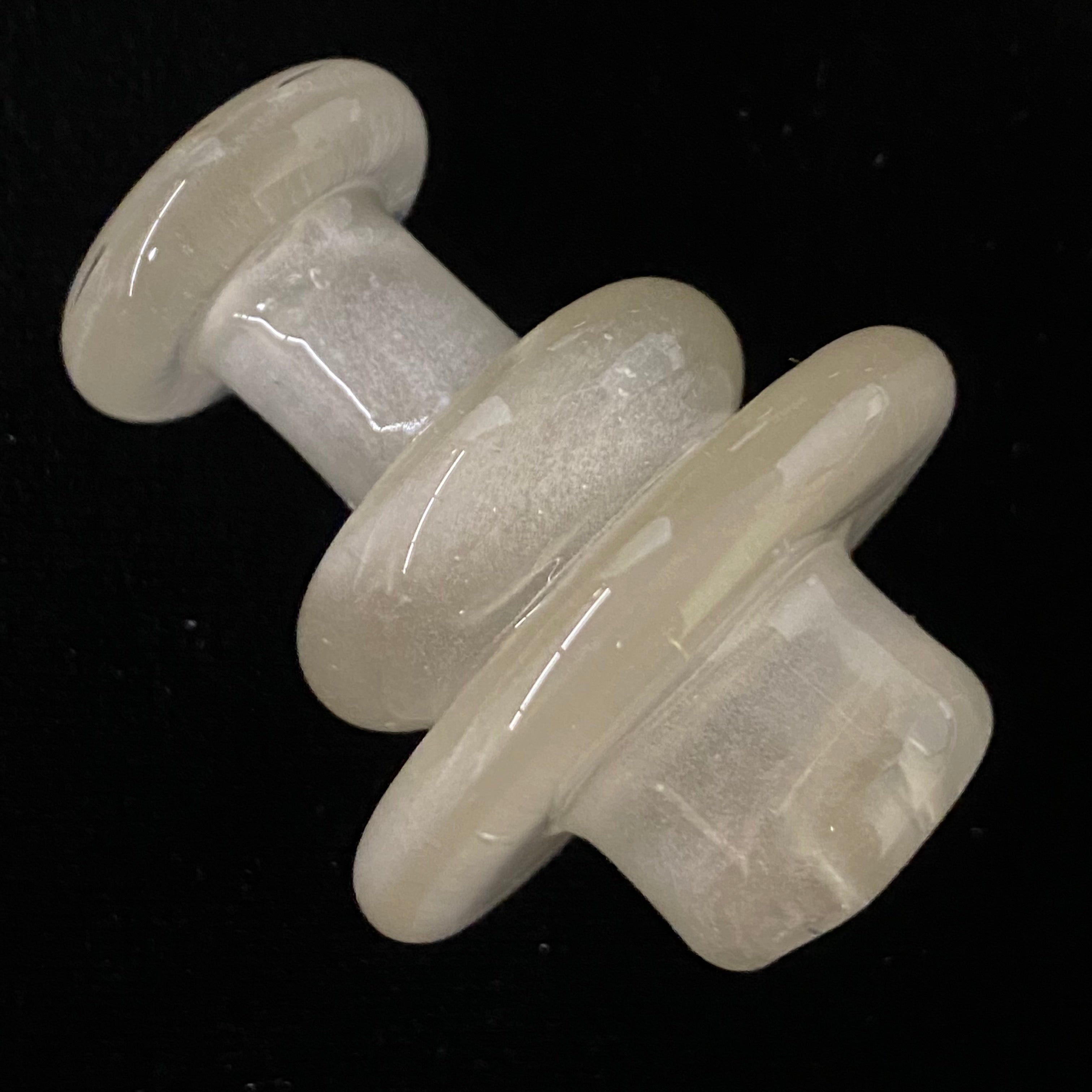Full Color 2 hole Spinner Cap by Blob Glass