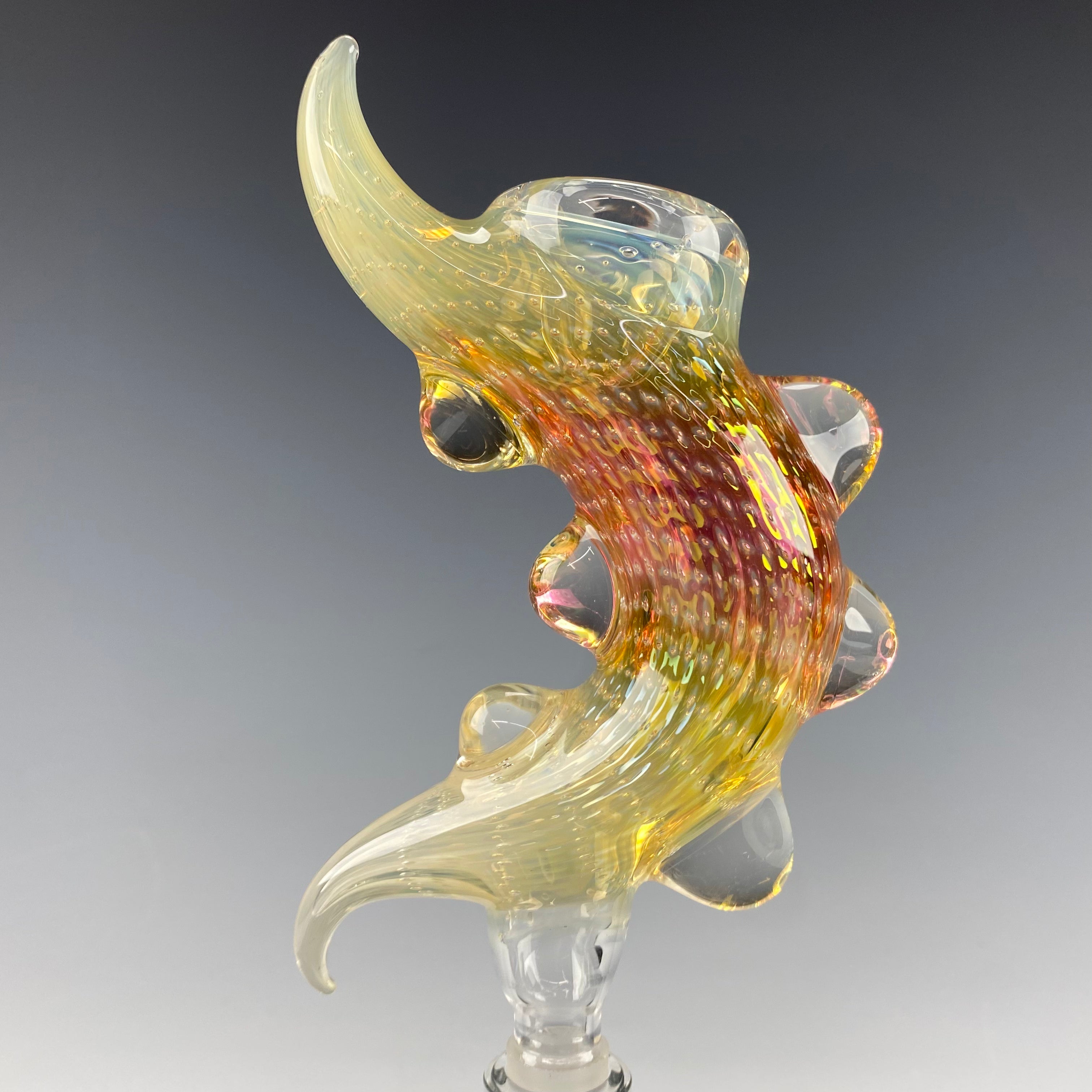 "Gold Fumed Bubbletrap" Slide by Steve Sizelove