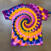 "Rainbow Spiral" Tie Dye T-Shirt by Mlr Tie Dye