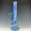 "Skyline & Sparkle Sea Slyme" Full Color  50mm Recycler Waterpipe by Rye Deyer