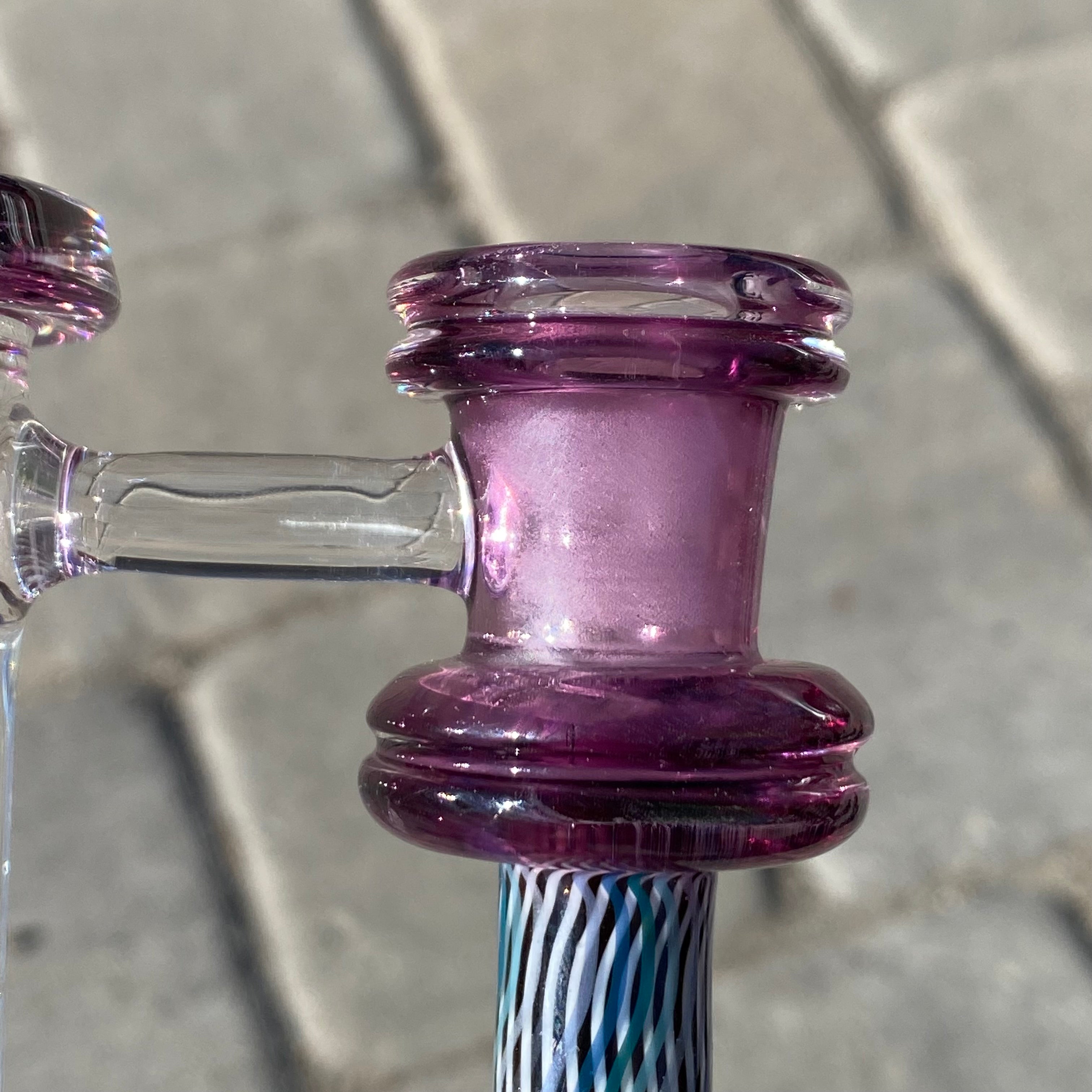 "Hypnotech" Gold Amethyst (*Elite*) Hollowfoot Incycler by Leisure Glass