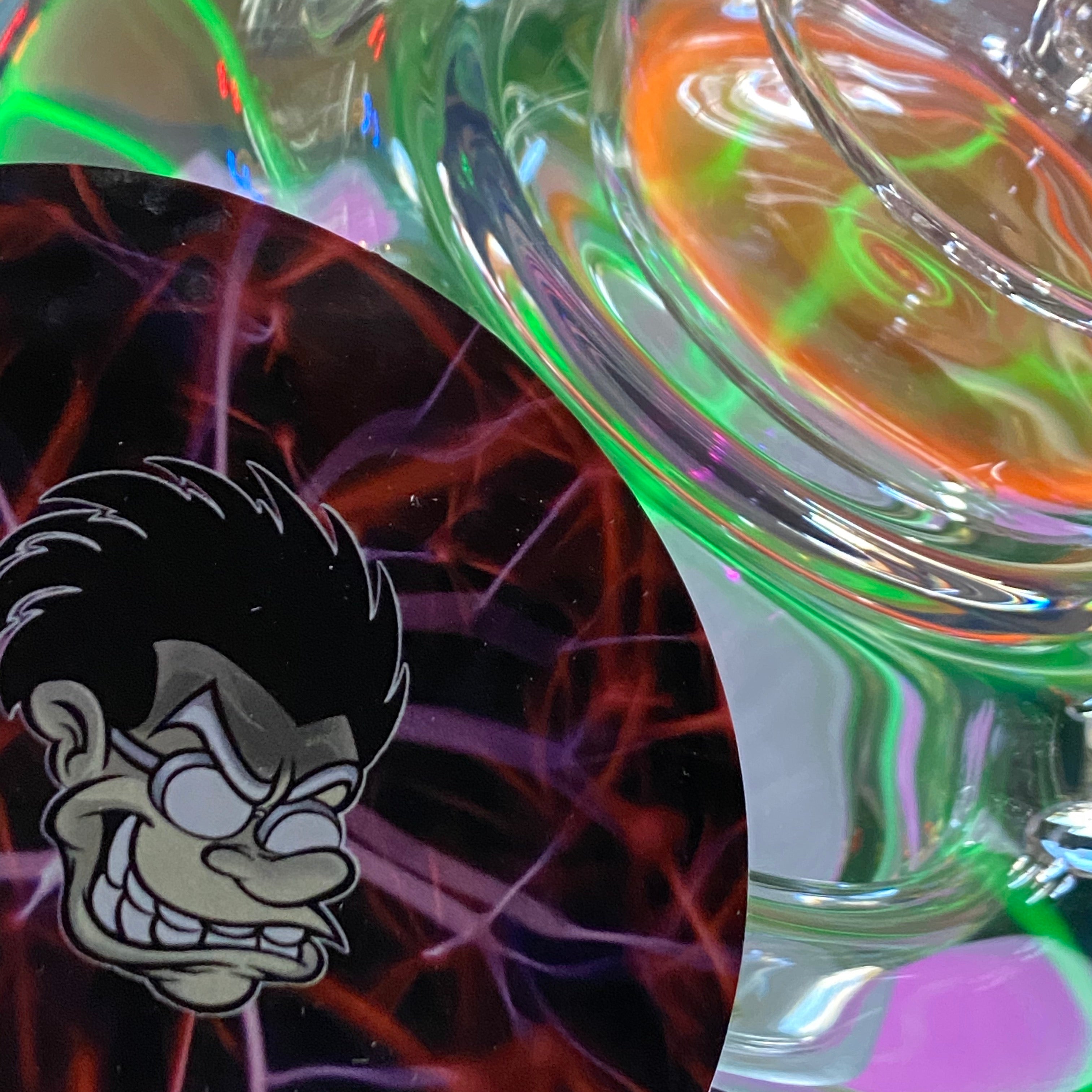 Neon Plasma Rig by N3rd Glass