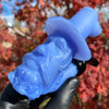 Milky Blue "Old TImer" Sculpted Sherlock by JMass Glass