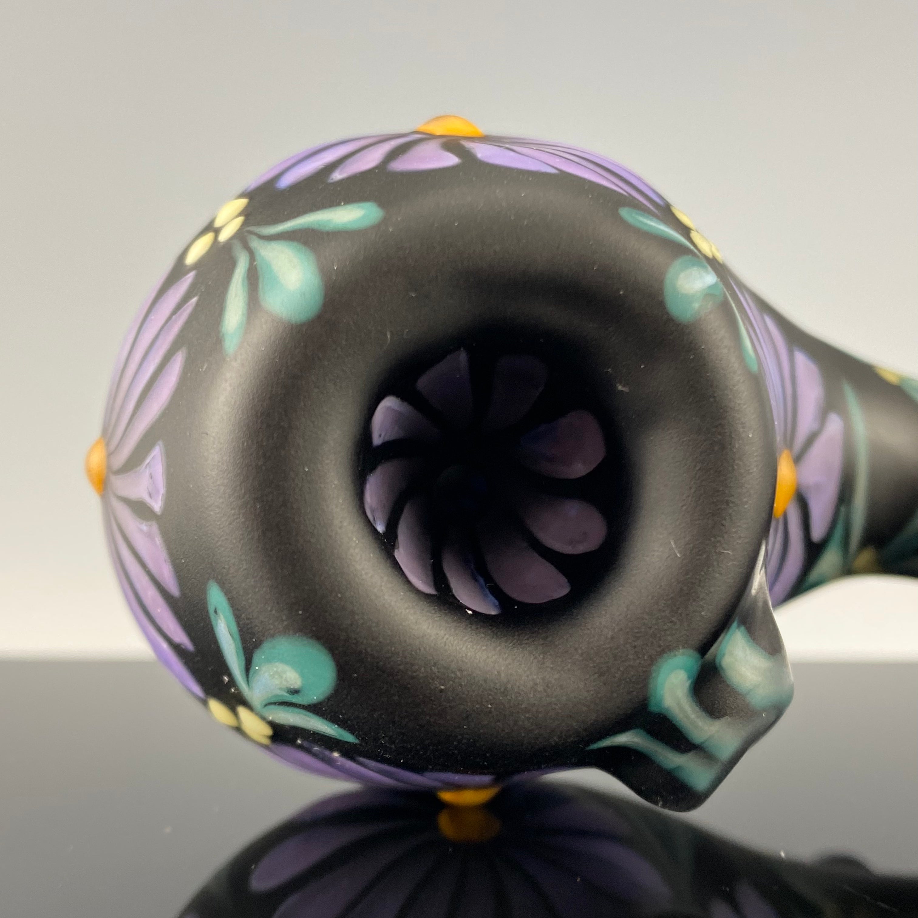 Purple "Floral" Sherlock by Sarita Glass