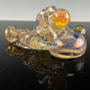 Heady Gold Fumed Sidecar by STF Glass