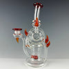 "Ruby Slippers (Over) Lemon Drop w/ Pomegranate accents" Deluxe "Spoolcycler" Vertical Recycler by Dohn Joe