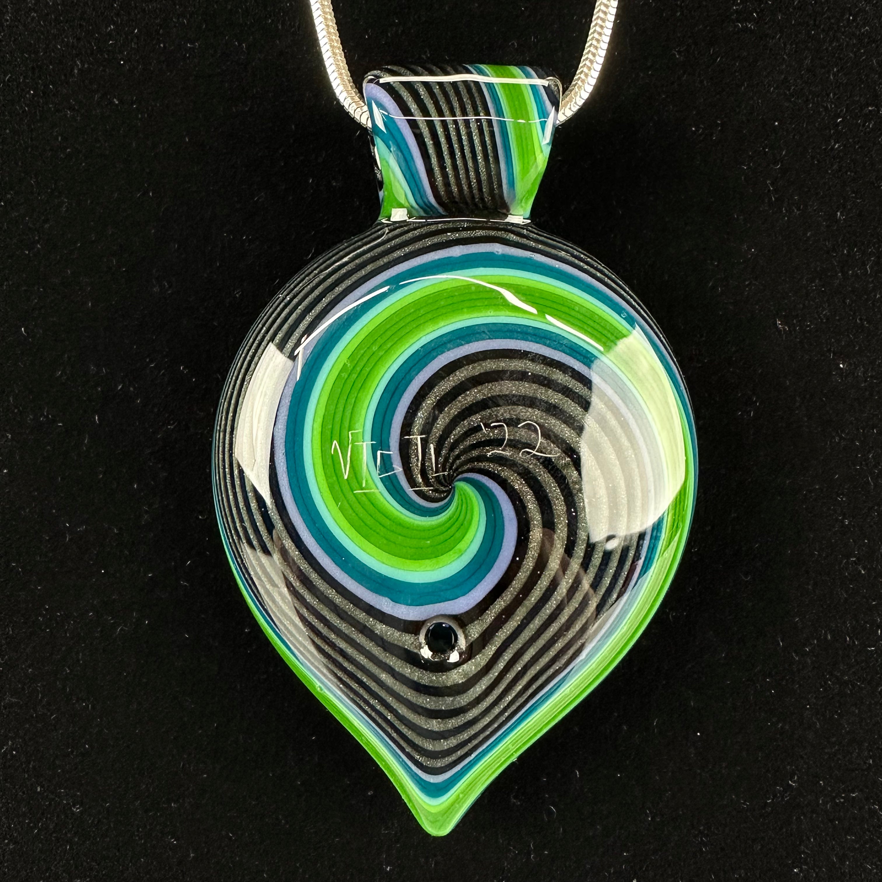 Wig Wag Pendant by Vigil Glass