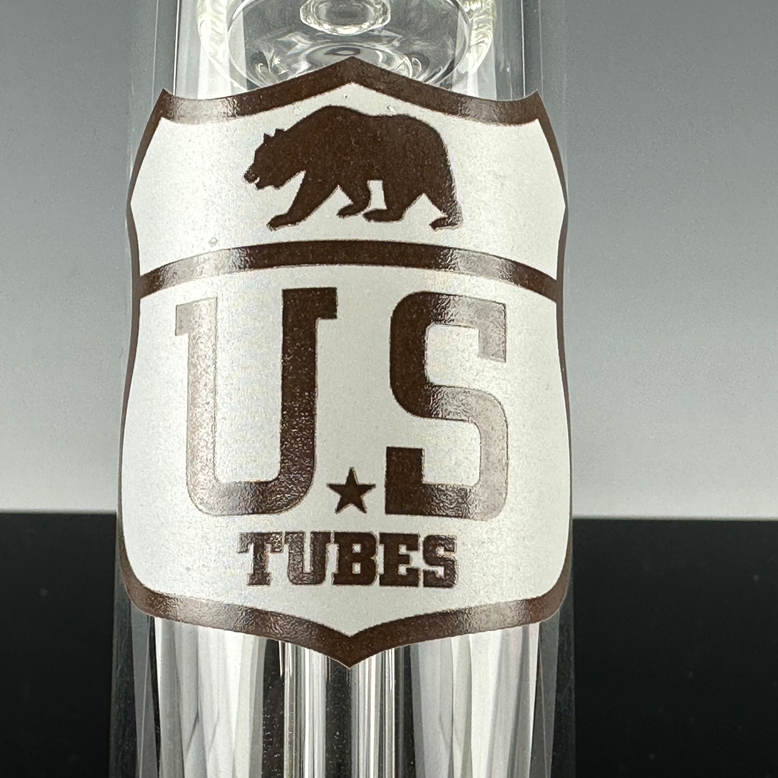 US Tubes (Dewar Joint) "Circ Perc" Hammer Bubbler by US Tubes