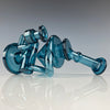"Blue Stardust" Floating Inline Recycler by Eric Law Glass