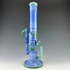 "Skyline & Sparkle Sea Slyme" Full Color  50mm Recycler Waterpipe by Rye Deyer