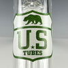 US Tubes (Dewar Joint) "Ufo Perc" Hammer Bubbler by US Tubes