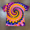 "Rainbow Spiral" Tie Dye T-Shirt by Mlr Tie Dye
