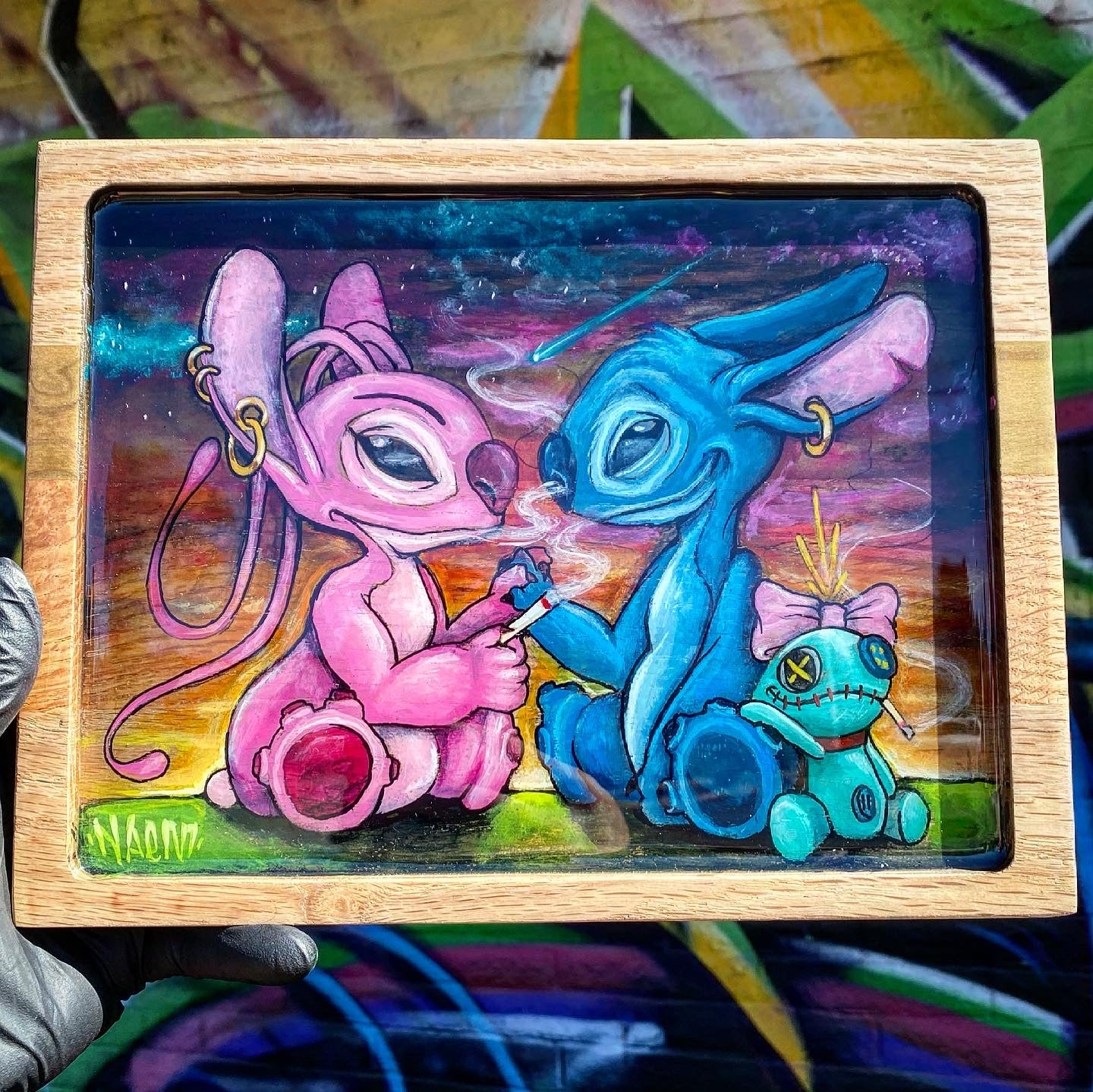 “Lilo & Stitch” Rolling Tray by Funsnuf