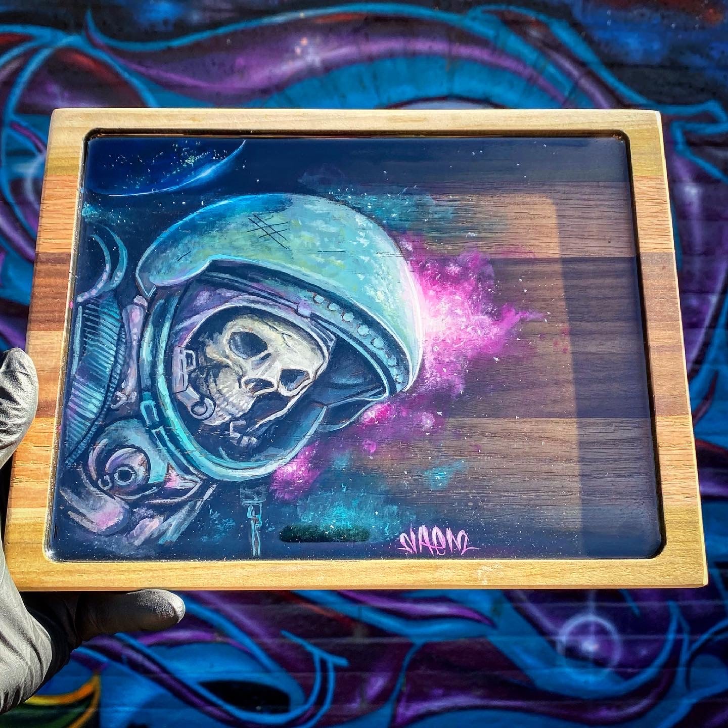 “Spaceman” Rolling Tray by Funsnuf