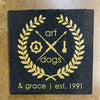 Art Dogs & Grace mat (Square) by Mood Mats