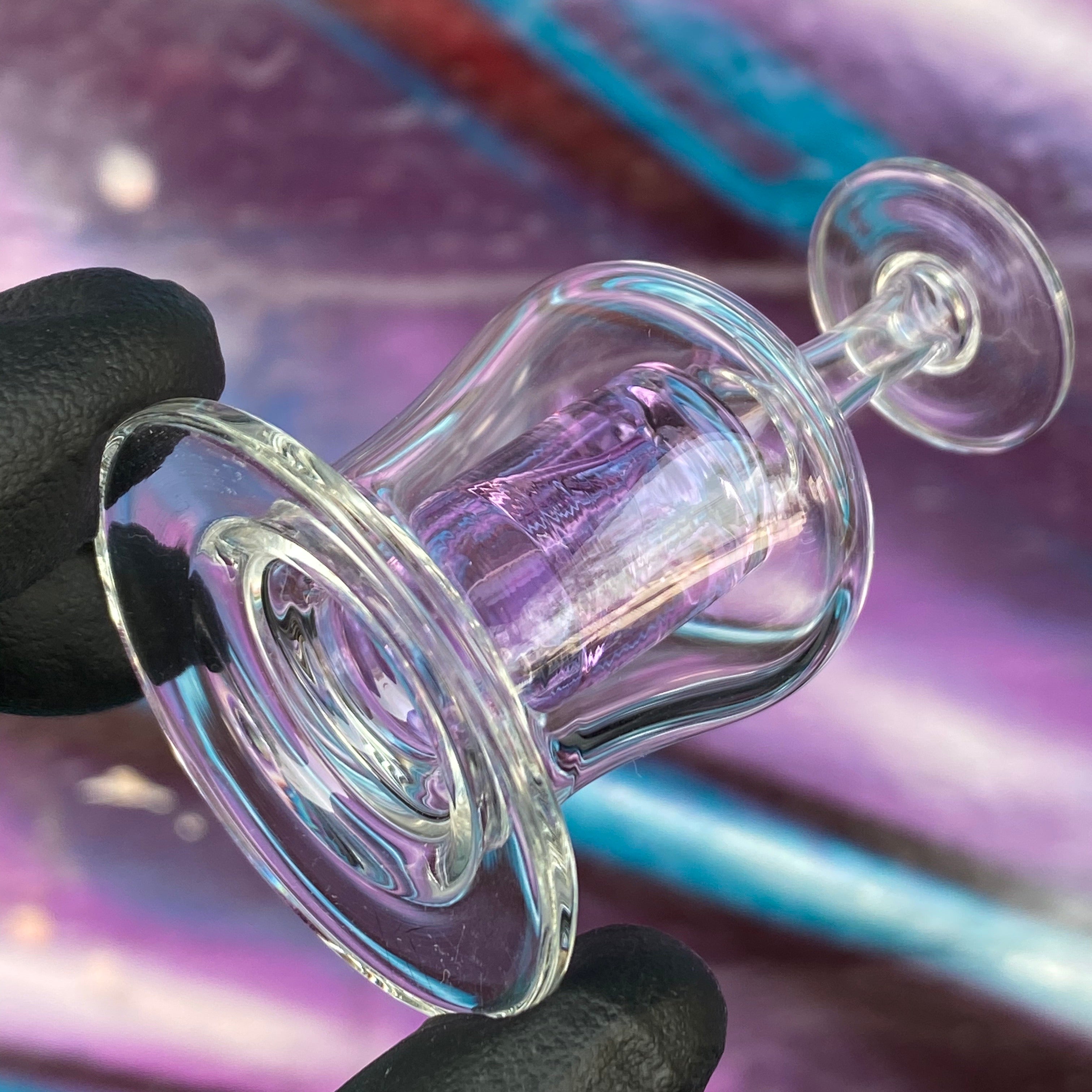 Bubbler, Chillum/Carb Cap, Sherlock 3 Piece Set by Karl Termini