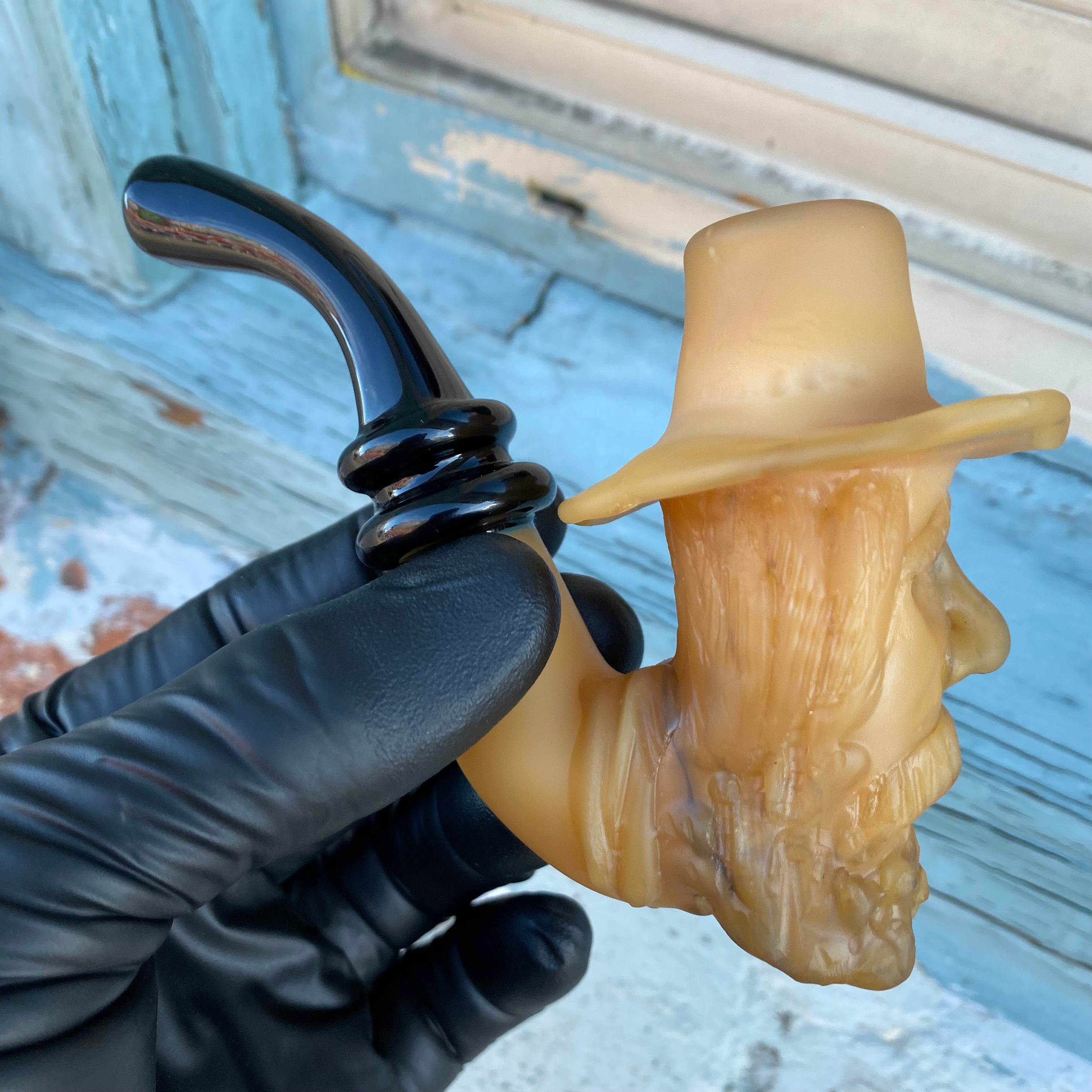 Butter "Old TImer" #1 Sculpted Sherlock by JMass Glass