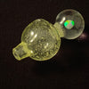 Encased Opal "Nova" (UV Reactive) Puffco Carb Cap by MGS Glass