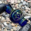 Dark Cobalt "Starbrood" Bubble/Spinner Cap by Mothership Glass