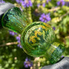 Emerald Green "Starbrood" Bubble/Spinner Cap by Mothership Glass