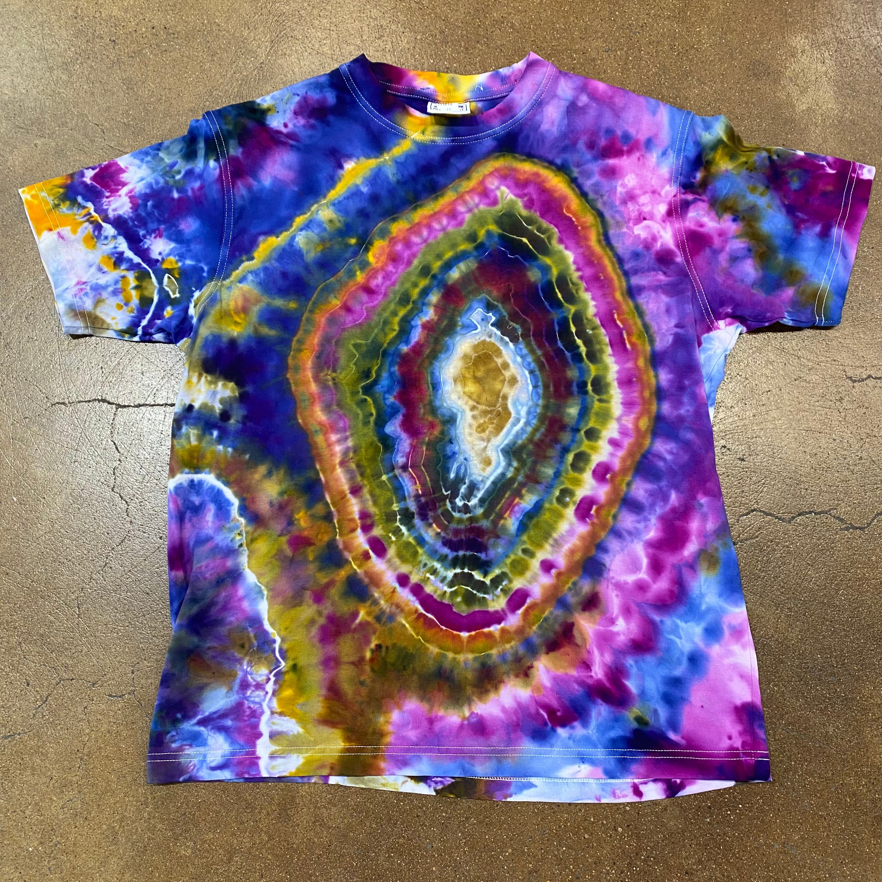 "Geode" Tie Dye T-Shirt by Mlr Tie Dye