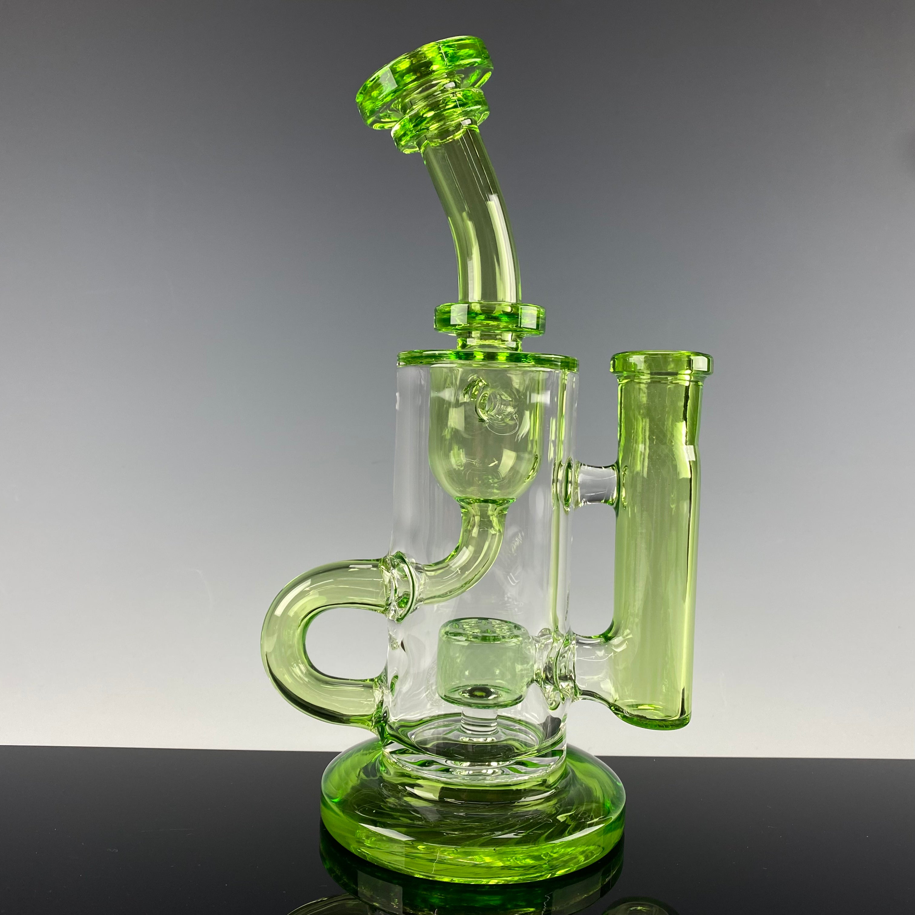 "Limestone" (Single Seed) Klein Incycler by Fatboy Glass