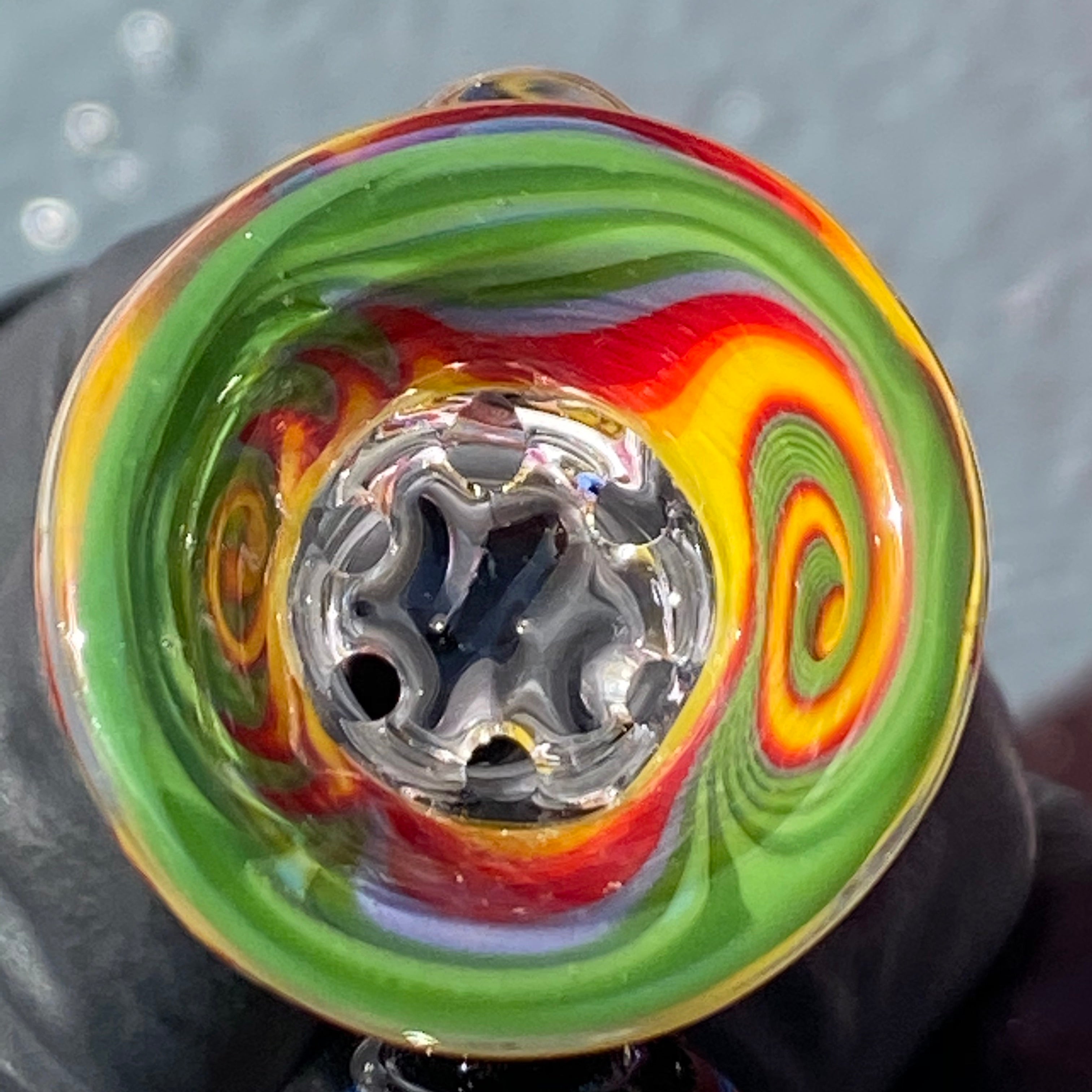 14mm Color Wig Wag Slide by Frito Glass