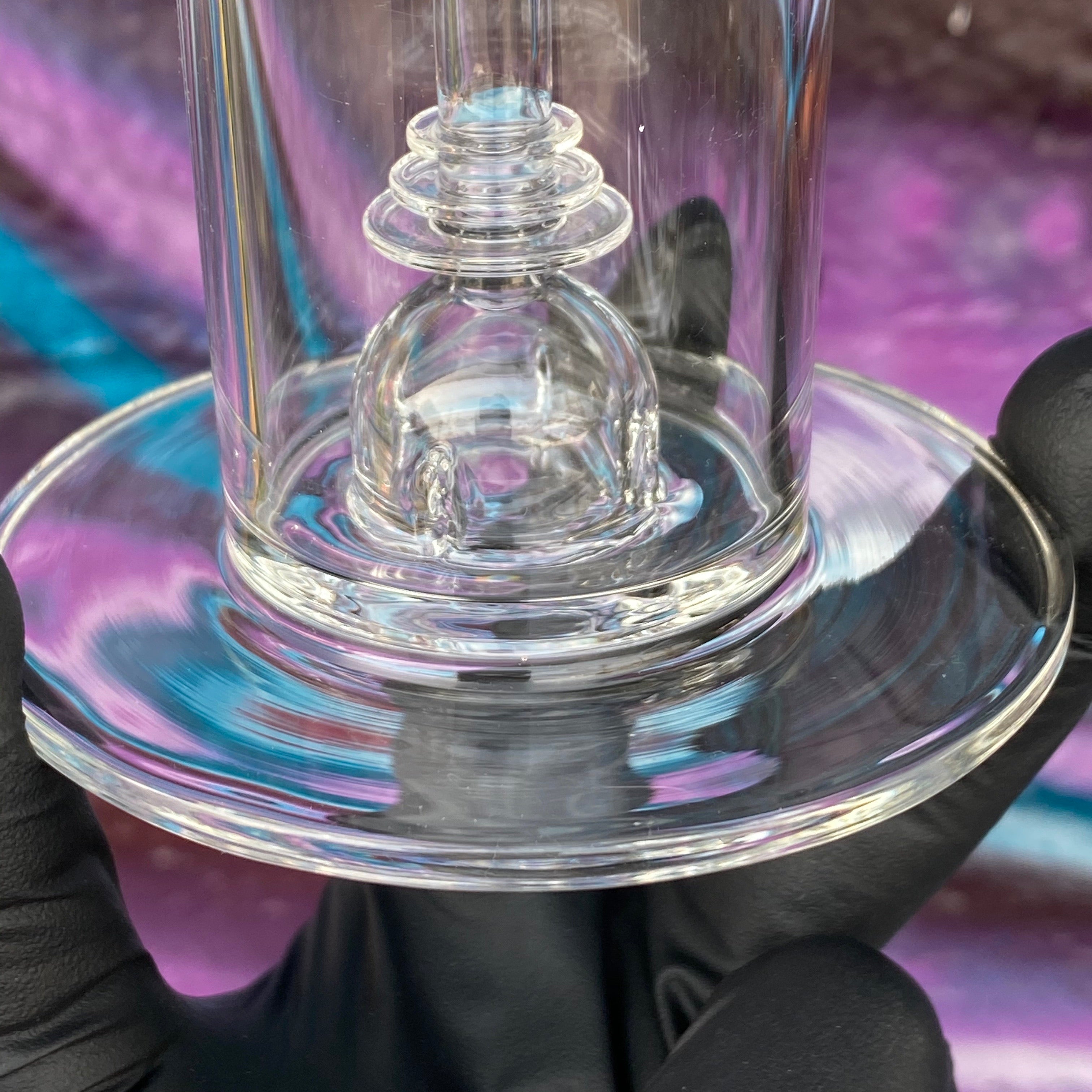 Bubbler, Chillum/Carb Cap, Sherlock 3 Piece Set by Karl Termini