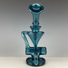 "Blue Stardust" Floating Inline Recycler by Eric Law Glass