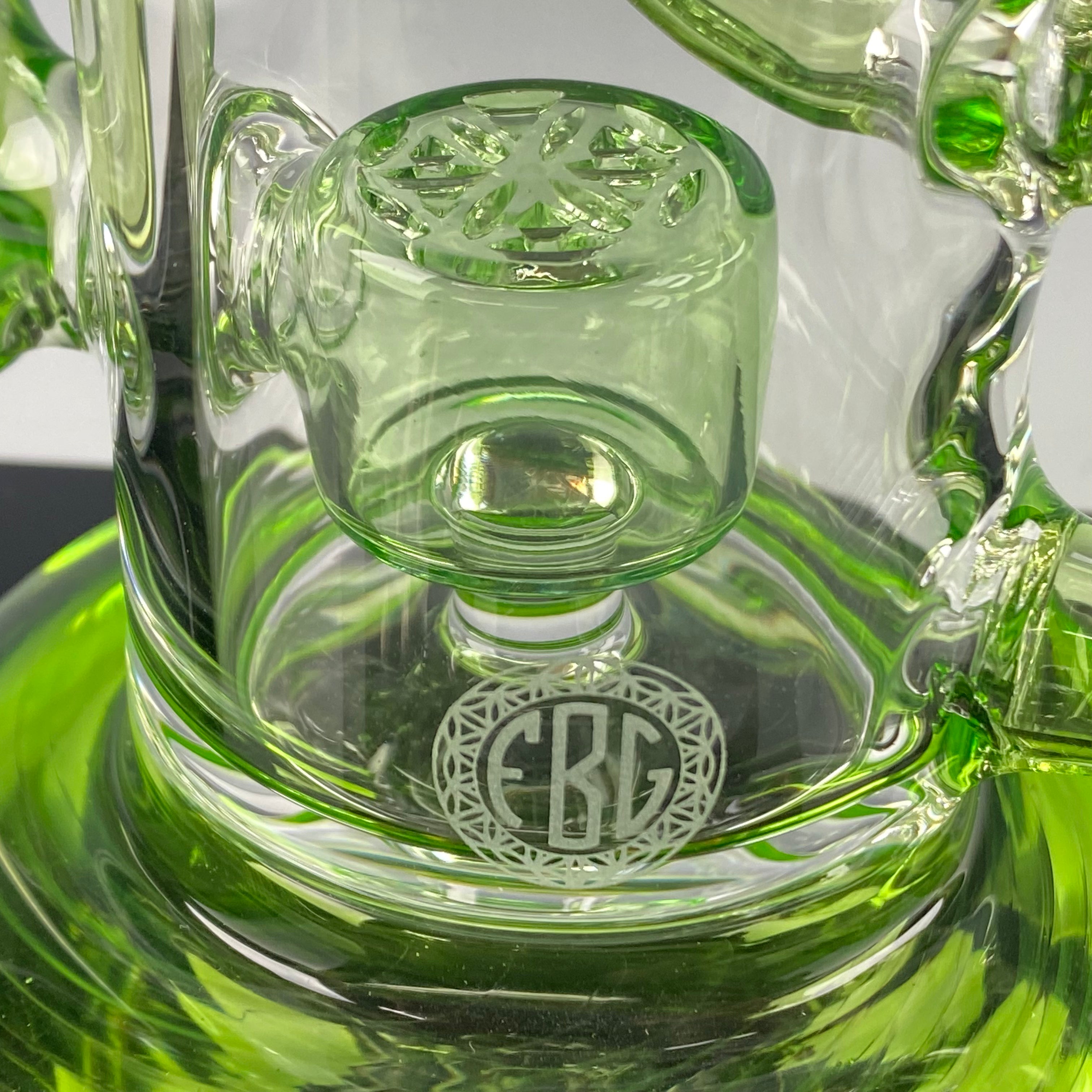 "Limestone" (Single Seed) Klein Incycler by Fatboy Glass