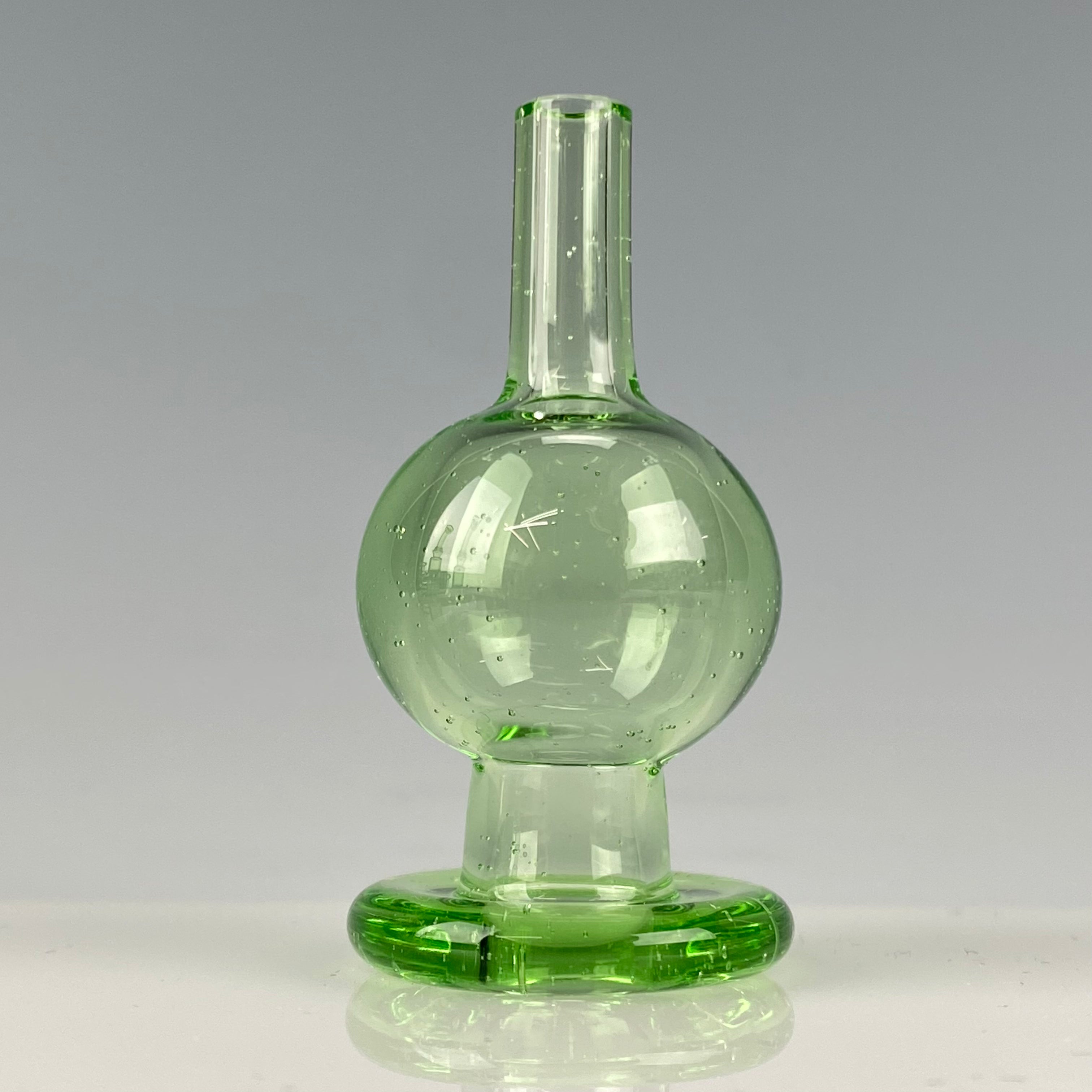 "Kryptonite" Mini Rig w/ Bubble Cap by Eric Law Glass