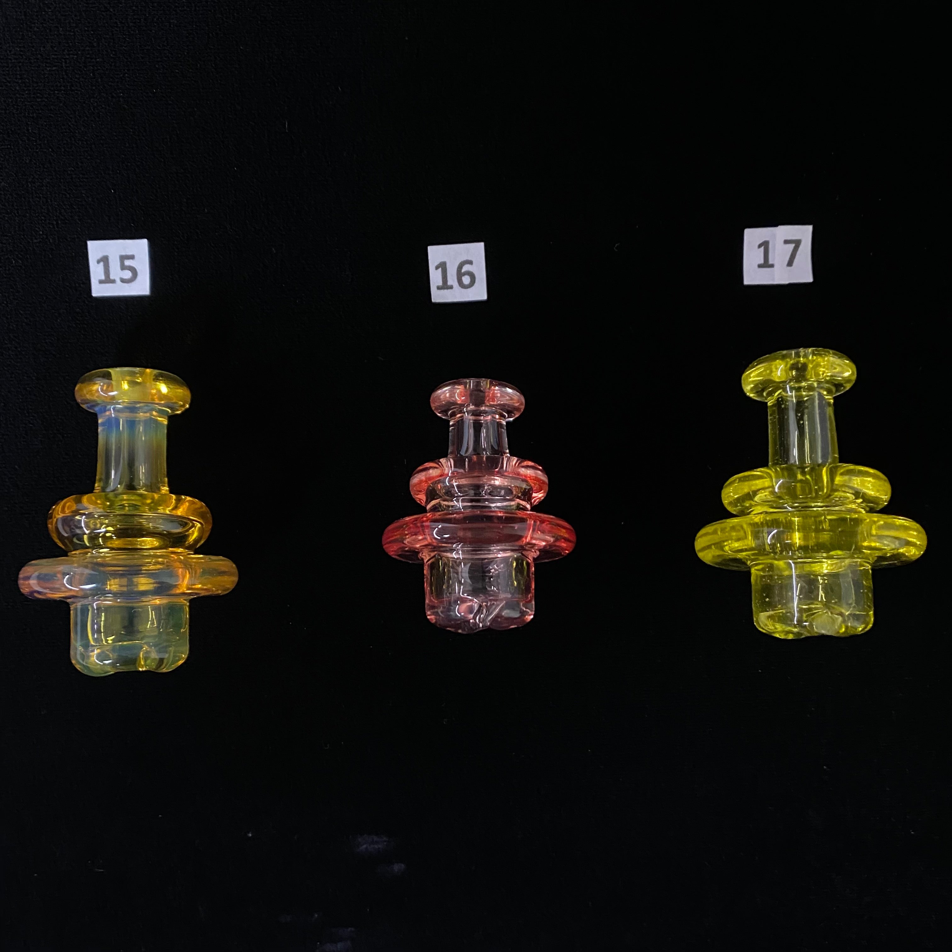 Full Color 2 hole Spinner Cap by Blob Glass