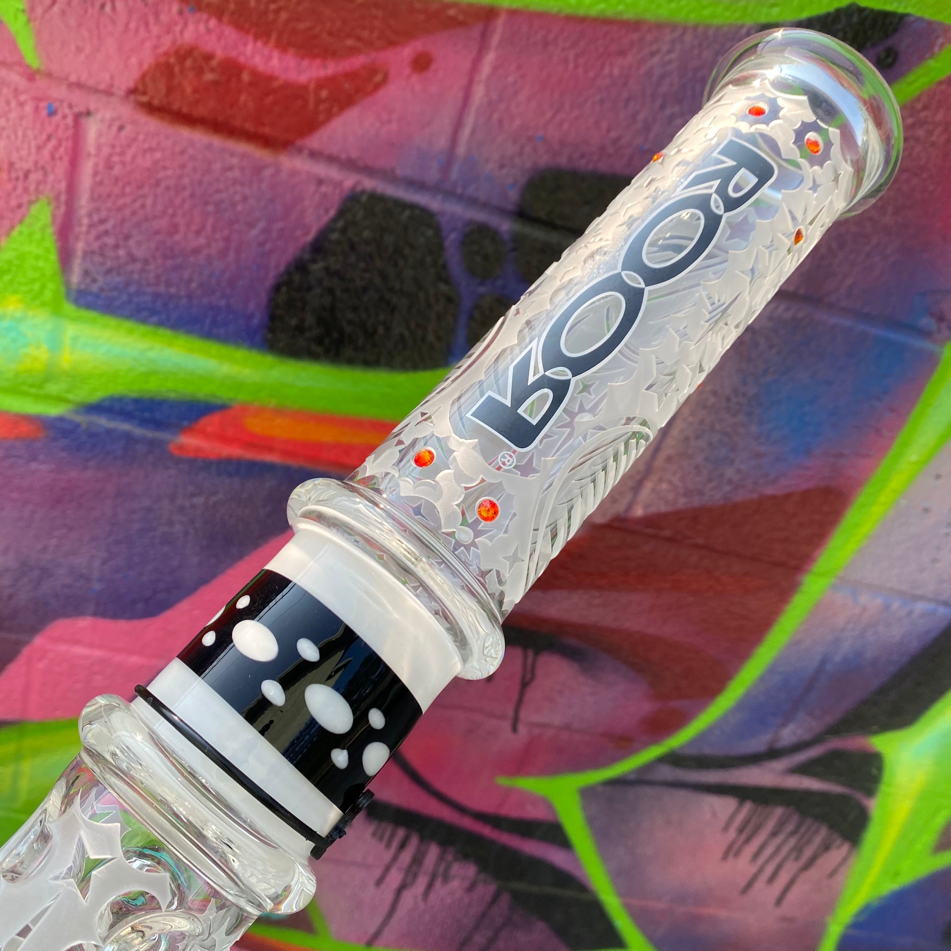 Roor Custom 18" 50 x 5 Sandblasted Beaker by ROOR X Chase Adams