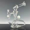 "Emerald White" Accented Single Uptake Recycler by Symetrik Glass