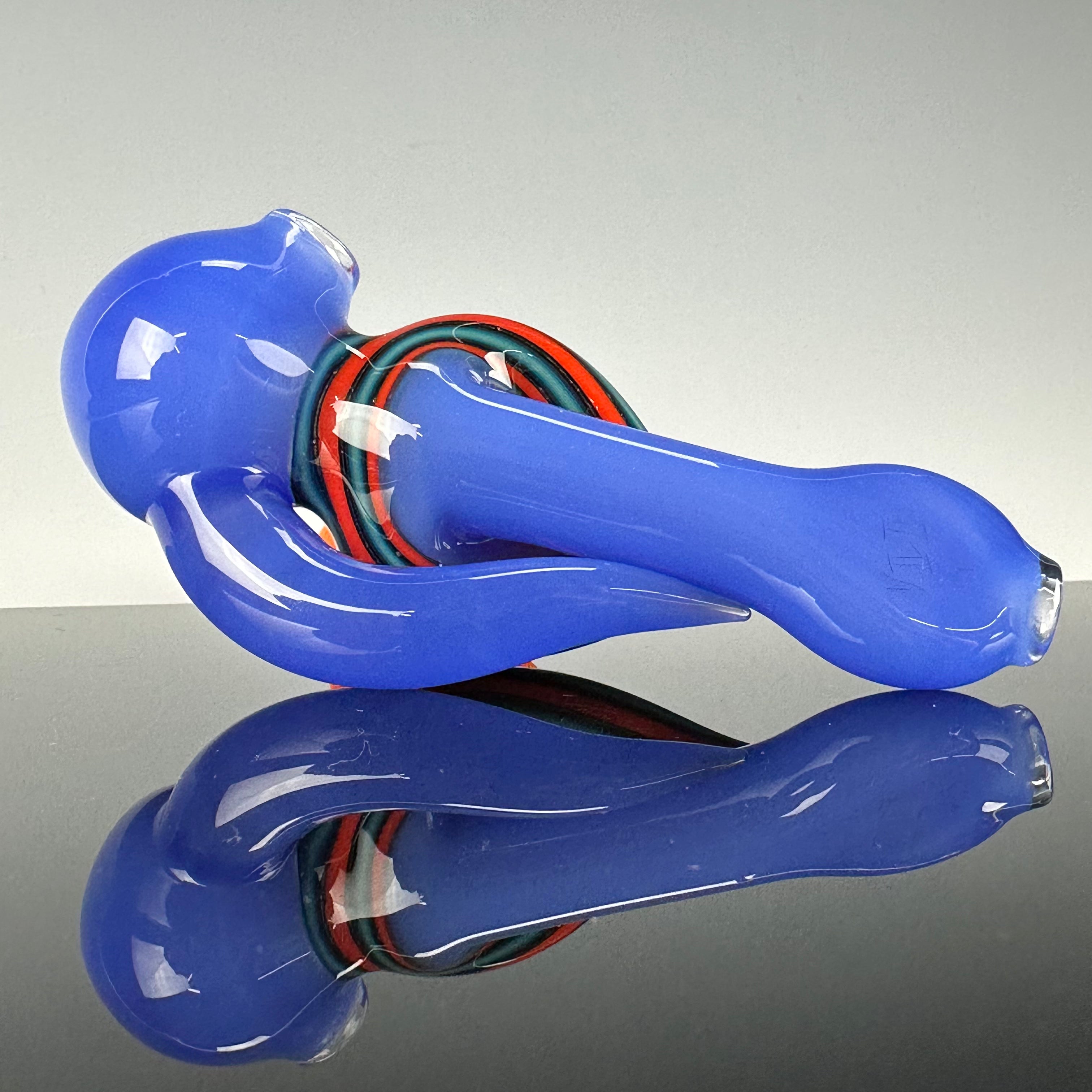 "Blue Cheese" Color Spoon by Vigil Glass