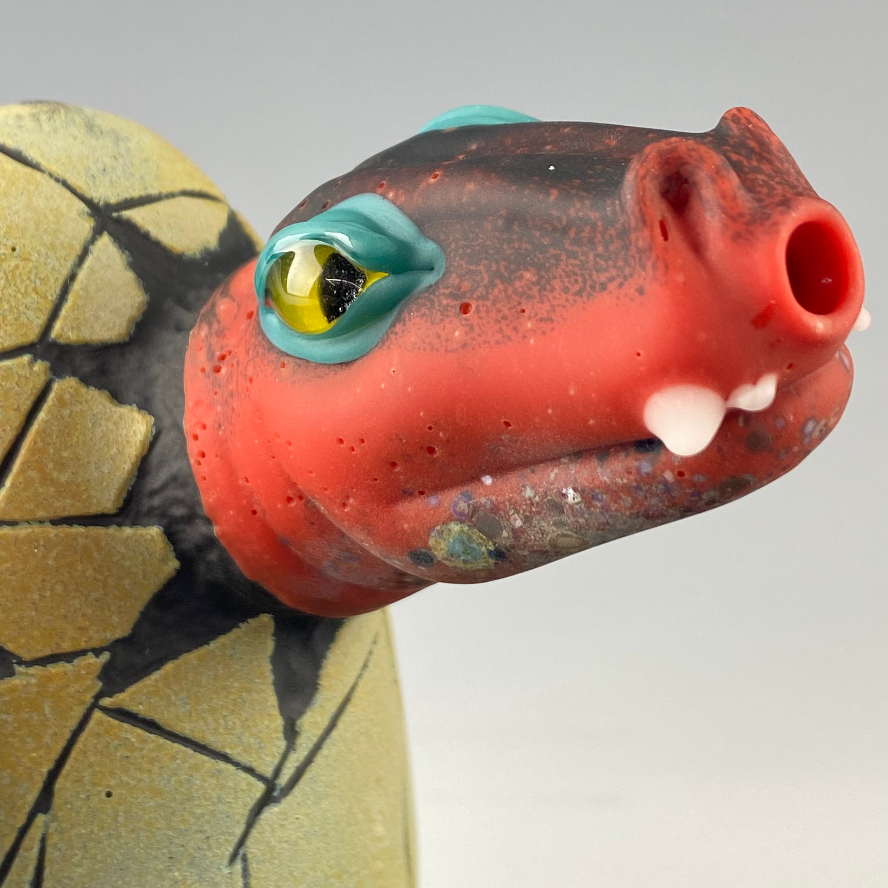 "Red Raptor" Hatchling" Dino Rig by Kid Dino
