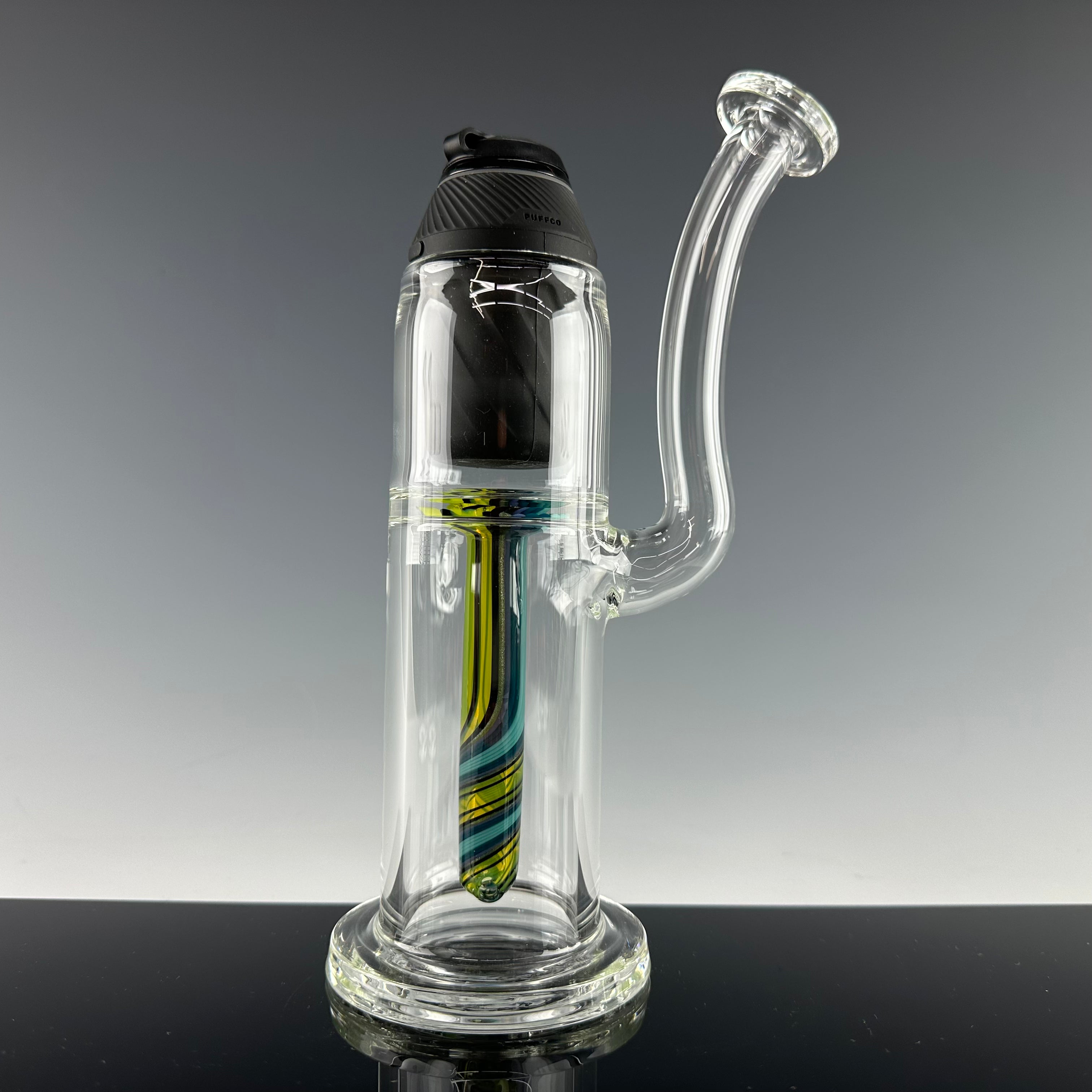 Lineworked Puffco Proxy Bubbler by Vigil Glass